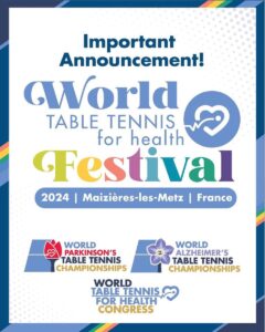 world table tennis for health festival France